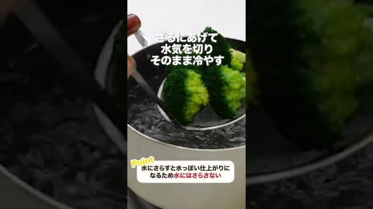 【今さら聞けない!】ブロッコリーの茹で方 #Shorts 【今さら聞けない!】ブロッコリーの茹で方 #Shorts
