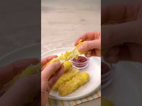 【チーズが伸び〜る!】スティックチーズフライの作り方 #Shorts 【チーズが伸び〜る!】スティックチーズフライの作り方 #Shorts