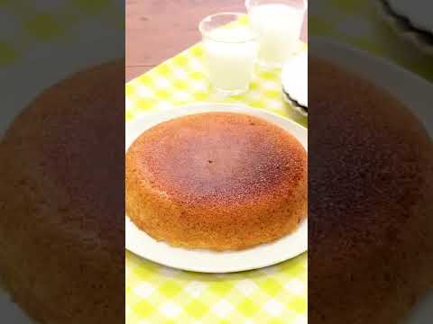 【ホットケーキミックスで作る】フライパンカステラのレシピ #Shorts 【ホットケーキミックスで作る】フライパンカステラのレシピ #Shorts