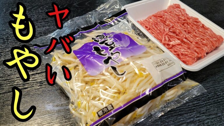 エンゲル係数を下げたいならマジでこれを食え。もやしと挽き肉だけで激安肉もやし作ります