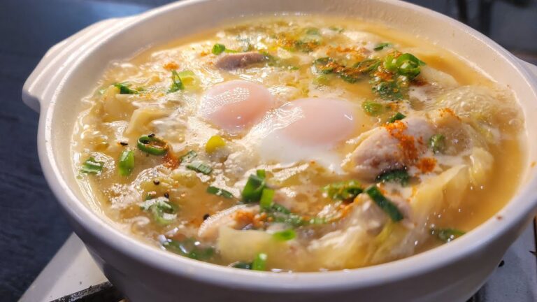 とろとろな半熟たまごを食べる鍋、たまご鍋がこの冬一番の旨さでした…