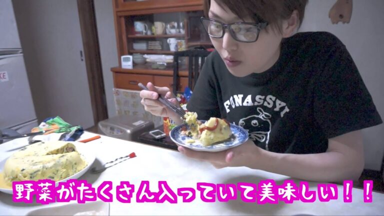 【巨大】炊飯器で「ポテトチップススパニッシュオムレツ」作ってみた！！