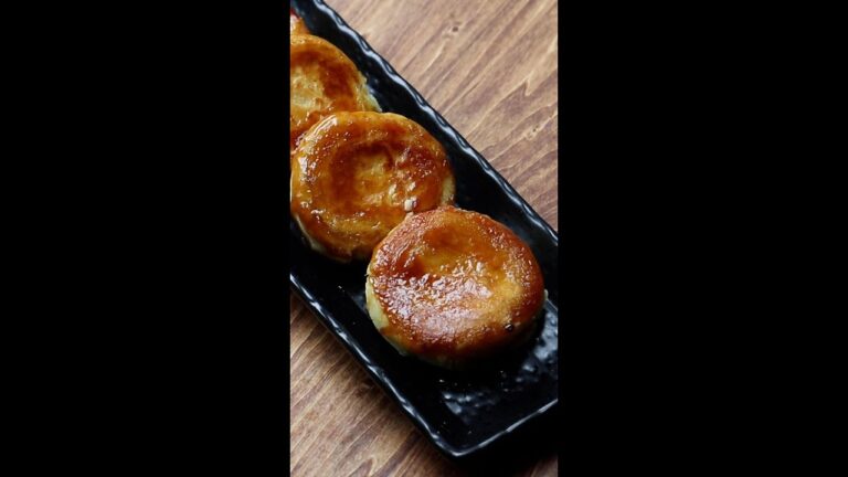 【甘じょっぱさが決め手！】クリームチーズみたらし芋もち / Potato Cream Cheese Mochi #Shorts