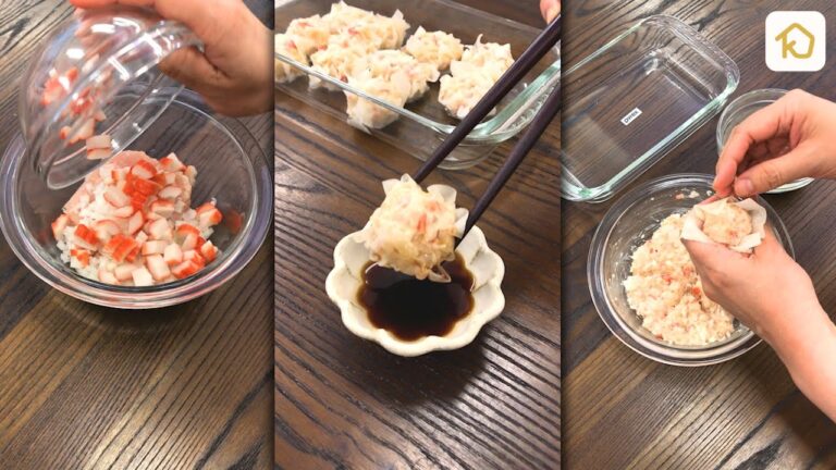 【丸めて包む】レンジで簡単!お手軽カニカマ焼売|クラシル #Shorts 【丸めて包む】レンジで簡単!お手軽カニカマ焼売|クラシル #Shorts