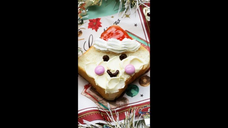 【めちゃ簡単♡】サンタさんのウェーブトースト / Santa Claus Wave Toast / #Shorts 【めちゃ簡単♡】サンタさんのウェーブトースト / Santa Claus Wave Toast / #Shorts