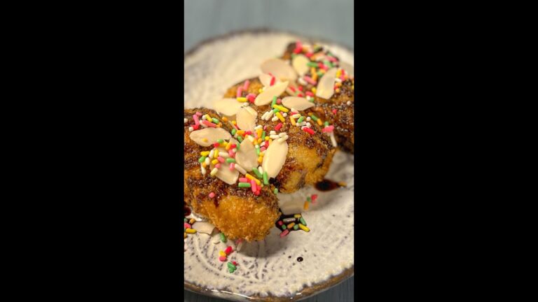 バナナ、揚げました。 / Korean Style Fried Bananas #shorts