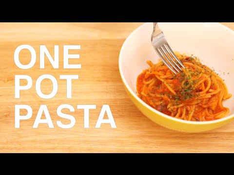 お鍋ひとつで出来るパスタ!ワンポットパスタの作り方 | How to Make One Pot Pasta レシピ Recipe お鍋ひとつで出来るパスタ!ワンポットパスタの作り方 | How to Make One Pot Pasta レシピ Recipe