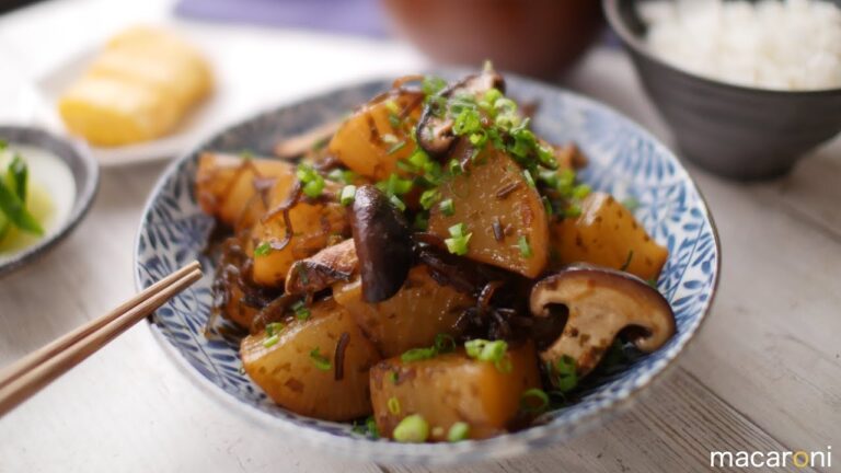 レンジでウルトラ簡単！大根としいたけの塩 昆布煮 のレシピ 作り方