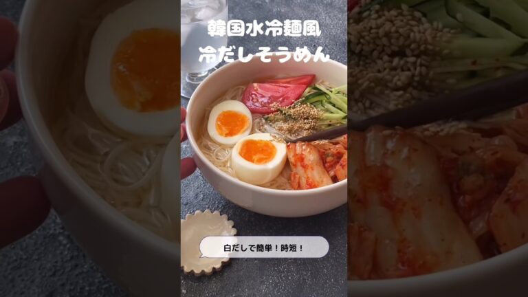 韓国水冷麺風冷やだしそうめん