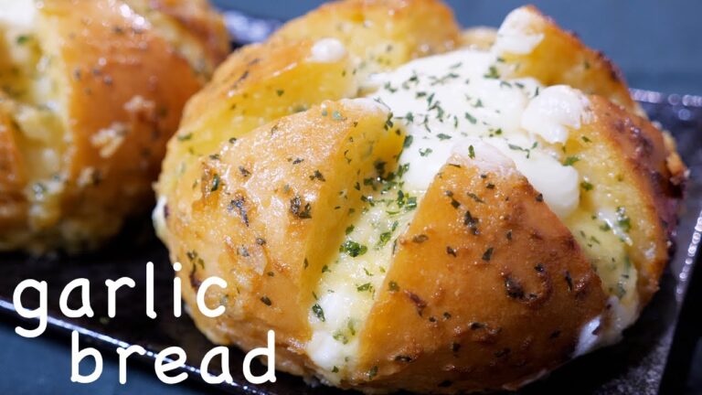 【マヌルパン】韓国で人気のガーリックブレッドの作り方／Garlic bread - Korean street food【kattyanneru】