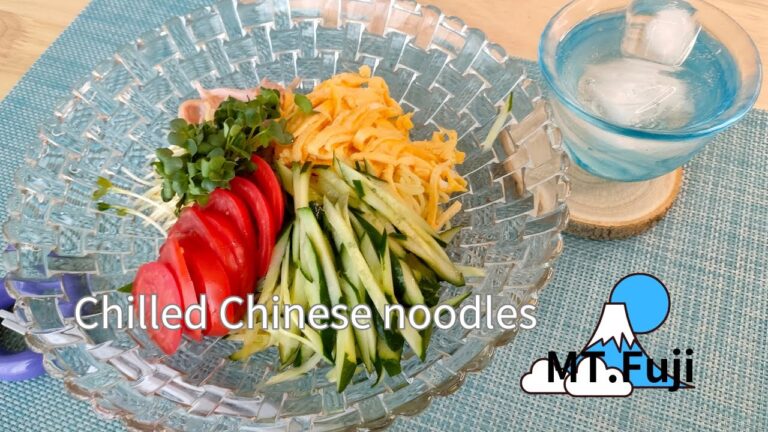 冷やし中華って富士山？日本発祥の天才レシピ｜体が求める料理｜Is cold Chinese noodles Mt.Fuji? ｜A genius recipe originating in Japan