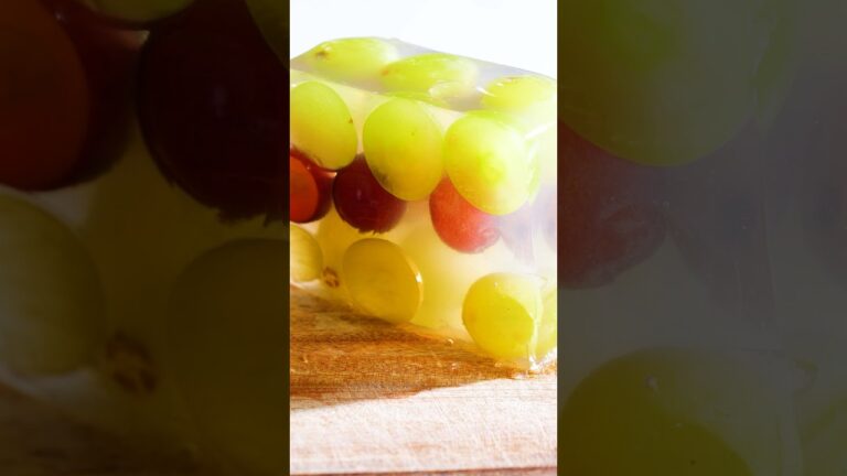【見てるだけで涼しい🍇】ぶどうの寒天テリーヌ #shorts
