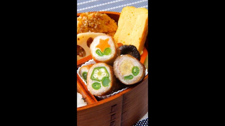 【保存必須】子どものテンションがあがる♡お弁当作りの救世主! / Vegetable Flower Pork Rolls #shorts 【保存必須】子どものテンションがあがる♡お弁当作りの救世主! / Vegetable Flower Pork Rolls #shorts