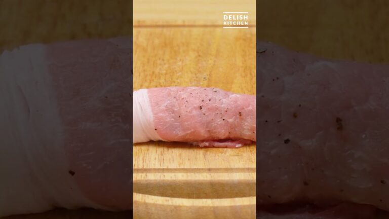 【アルモンデ作ろう！】肉巻き野菜のさっぱりごまだれ　｜　How To Make Vegetable Meat Rolls with Sesame Sauce　#shorts