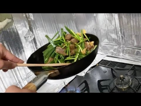 簡単レシピ／男めし／元ラーメン屋さんが作るレバニラ炒め作り方