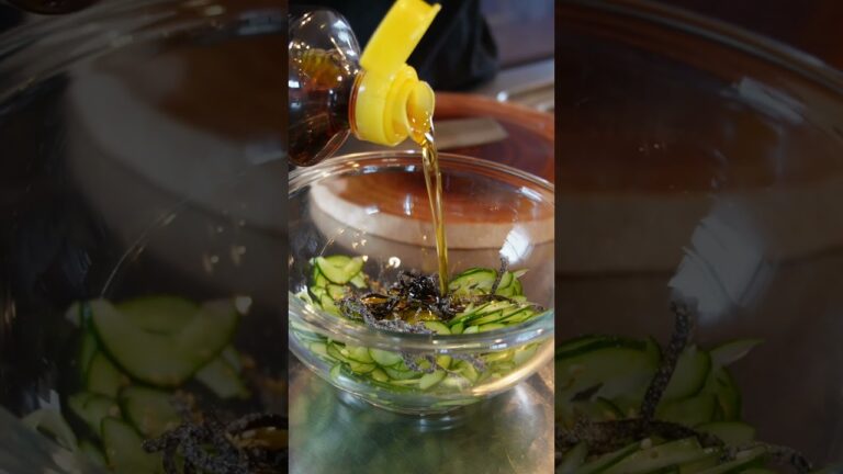 【無限に進む】簡単きゅうりレシピ！【きゅうりの塩昆布和え】