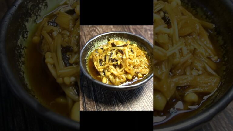 たった100円で市販のなめたけよりウマいヤツ作ってみた #shorts たった100円で市販のなめたけよりウマいヤツ作ってみた #shorts