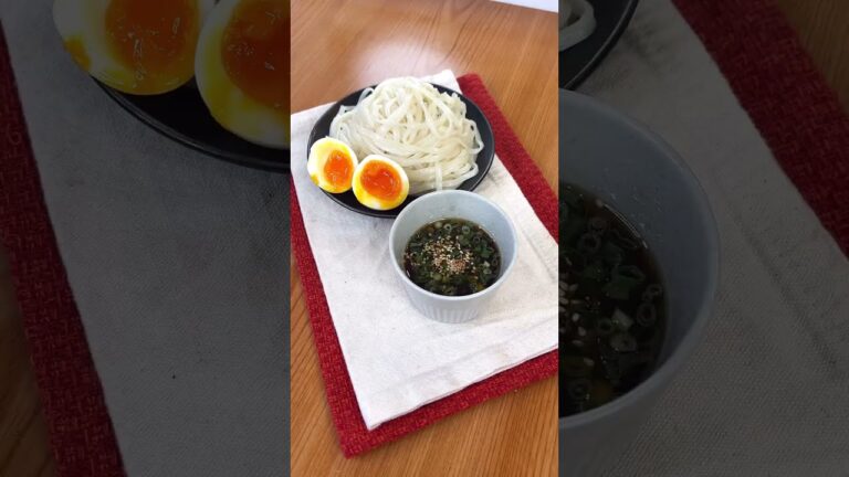 【レンジで簡単!スタミナつけうどん】 【レンジで簡単!スタミナつけうどん】