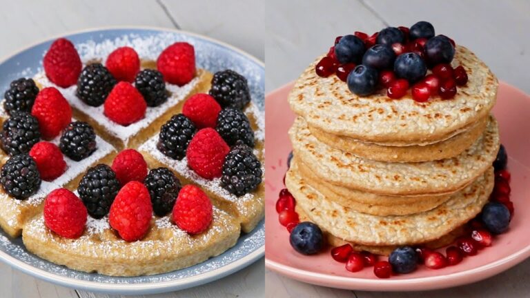 オートミールで!パンケーキとワッフル♪あなたはどっちが好き?/ Oatmeal Pancakes And Waffles オートミールで!パンケーキとワッフル♪あなたはどっちが好き?/ Oatmeal Pancakes And Waffles