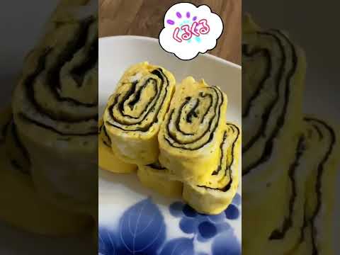 海苔卵焼き🥚お弁当にもオススメ♡卵は身体を潤します♪#shorts