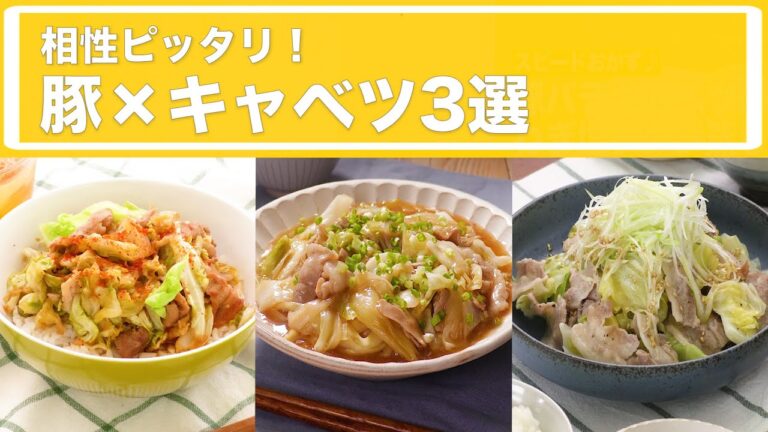 豚×キャベツ3選 YouTube（縦）