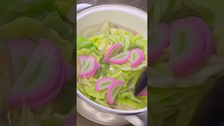 身体に優しいちゃんぽんスープ #簡単レシピ #野菜 #ダイエット