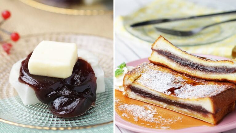 あんことバターの相性抜群!2種の背徳レシピ / 2Way Anko Recipes for Anko Lovers あんことバターの相性抜群!2種の背徳レシピ / 2Way Anko Recipes for Anko Lovers