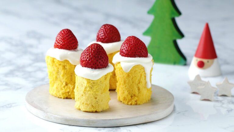 クリスマスおやつ♪ 卵焼き器 de キャンドルケーキ クリスマスおやつ♪ 卵焼き器 de キャンドルケーキ