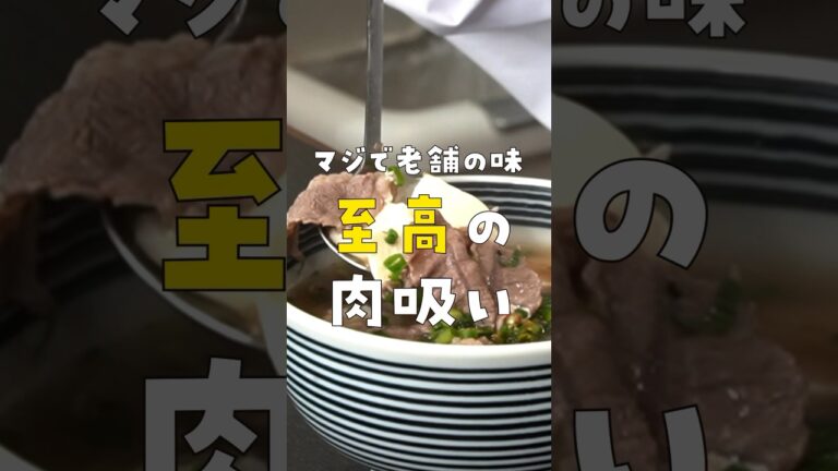 これでマジで老舗の味になる。楽なのに出汁が異常にウマい麺抜き肉うどん【至高の肉吸い】 #リュウジ #料理 #shorts