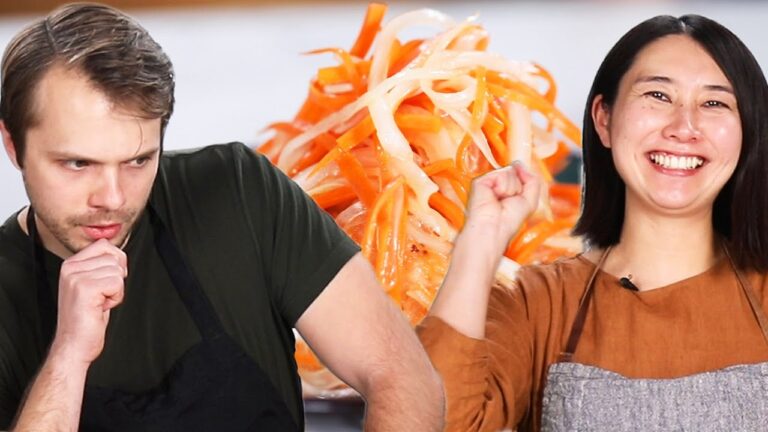 アメリカ人が日本語の説明だけで「鮭の南蛮漬け」を作ってみた アメリカ人が日本語の説明だけで「鮭の南蛮漬け」を作ってみた