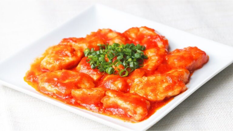 鶏むね肉で！ピリ辛鶏チリ〜海老より簡単♪〜 / Spicy Hot Pot With Chicken Breast