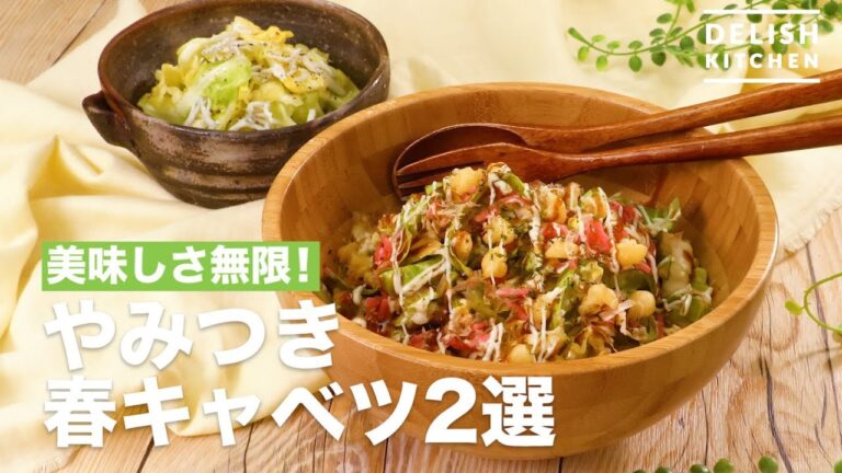 美味しさ無限!やみつき春キャベツ2選 | How To Make Addictive Spring Cabbage 2 Selection 美味しさ無限!やみつき春キャベツ2選 | How To Make Addictive Spring Cabbage 2 Selection