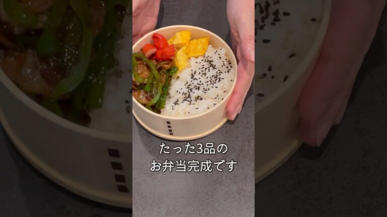 曲げわっぱ弁当#shorts #お弁当 #お弁当詰め方 #お弁当作り #お弁当記録