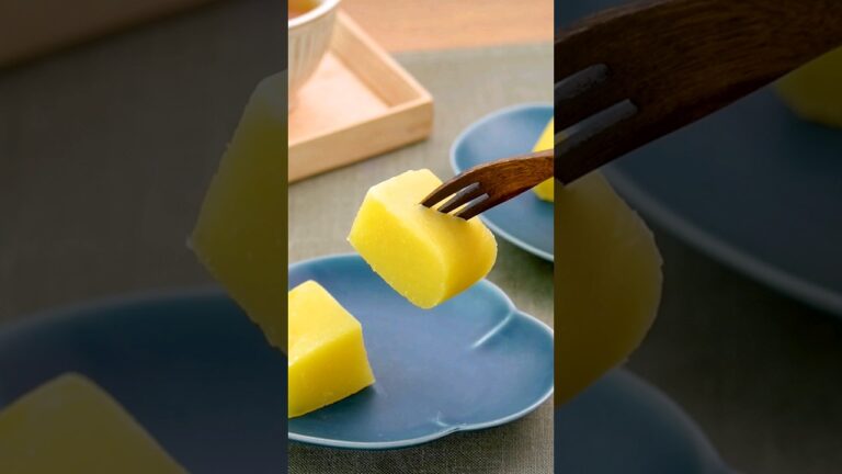 「もっちり♡」さつまいも餅 #shorts