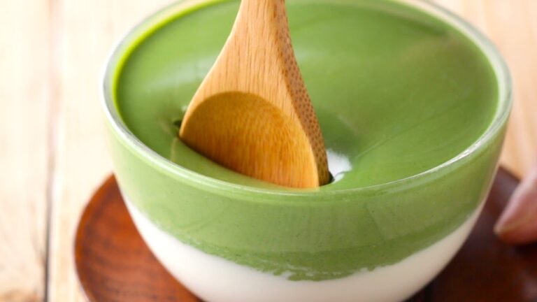 2層の抹茶プリン〜トロッと濃厚♪〜 / 2 layer matcha pudding