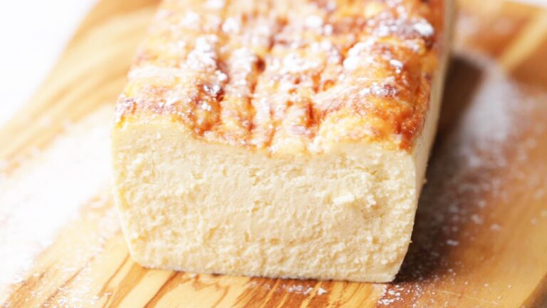 紙パックでホワイトチョコチーズテリーヌ〜しっとり濃厚〜♪/ White Chocolate Cheese Terrine