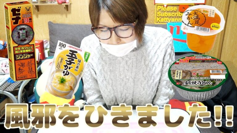 風邪に役立つコンビニフードを食す!【kattyanneru1011】 風邪に役立つコンビニフードを食す!【kattyanneru1011】