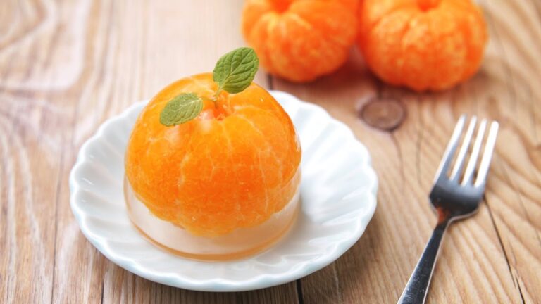 まるごとみかんのぷるぷるゼリー〜甘酸っぱい♪〜