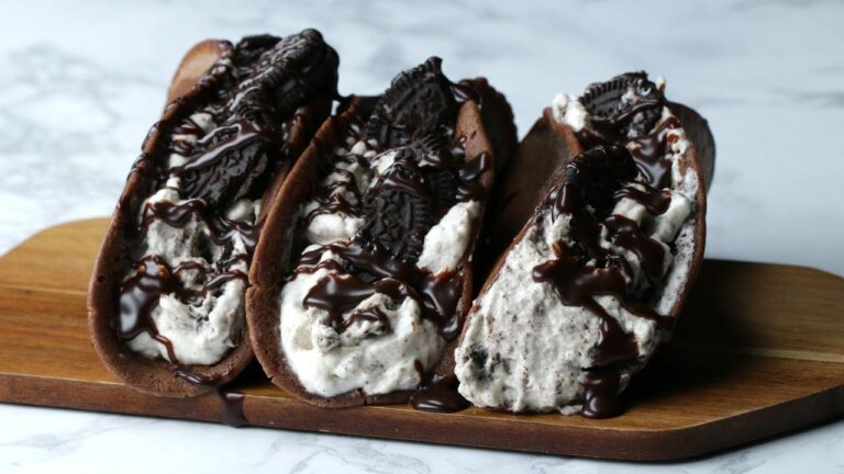 チョコホイップタコス”新感覚のスイーツタコス☆”