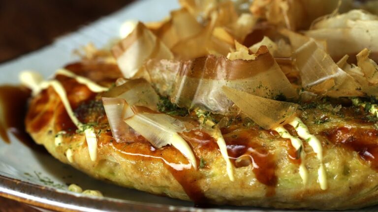 ほぼキャベツ！なんちゃってお好み焼き