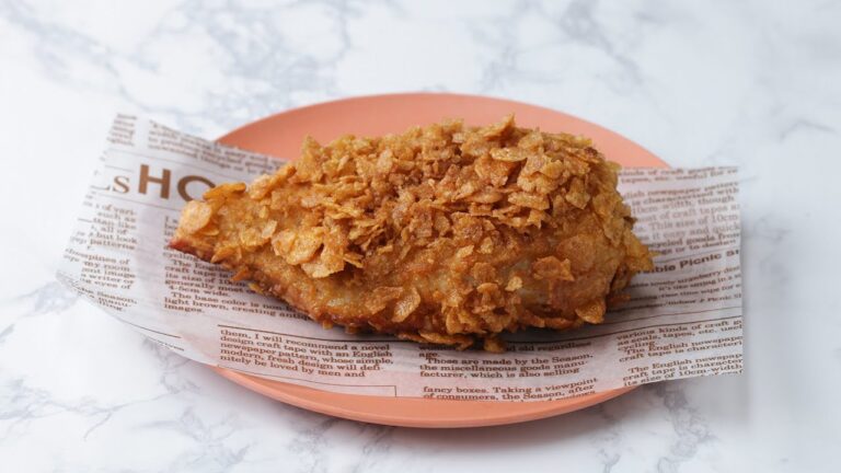 コーンフレークでザクザク食感!フライドチーズチキン コーンフレークでザクザク食感!フライドチーズチキン