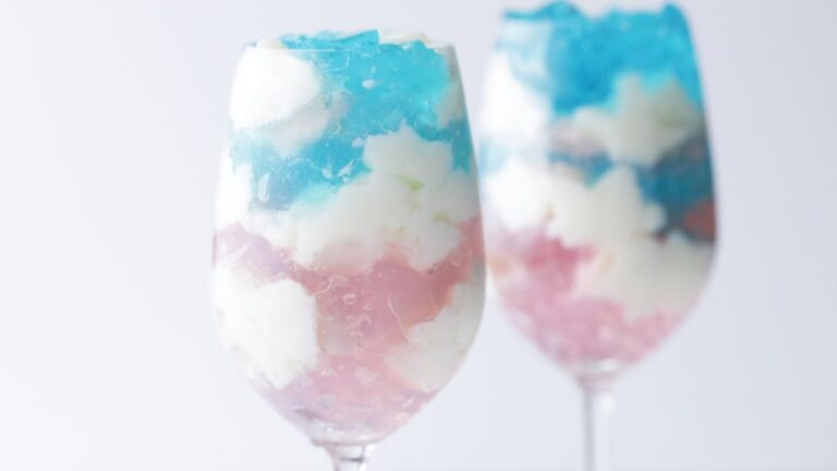 レンジで簡単♪ 爽やか夏空ゼリー