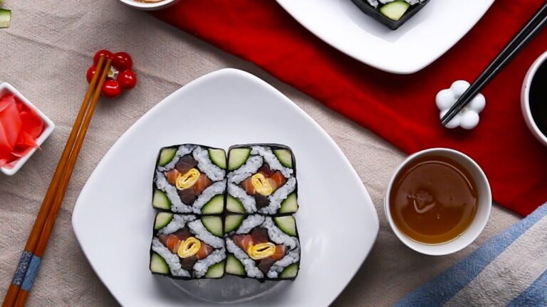 切って可愛い！モザイク巻き寿司