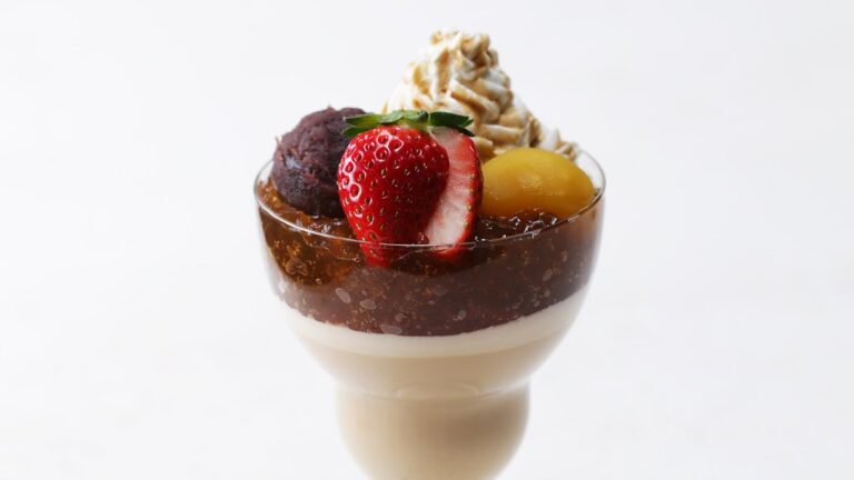 香り豊かな和スイーツ♪ほうじ茶パフェ 香り豊かな和スイーツ♪ほうじ茶パフェ