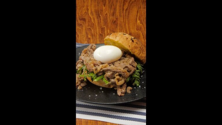 CHEF-1グランプリ2021王者 下國伸スペシャルレシピ「すき焼きバーガー」 #shorts