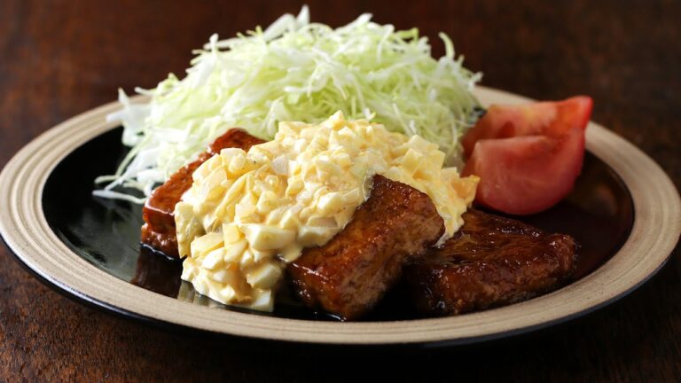 ヘルシーなのにボリューミー！豆腐のチキン南蛮風