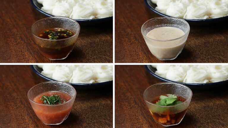 飽きずに美味しい!4種のそうめんつけダレ 飽きずに美味しい!4種のそうめんつけダレ