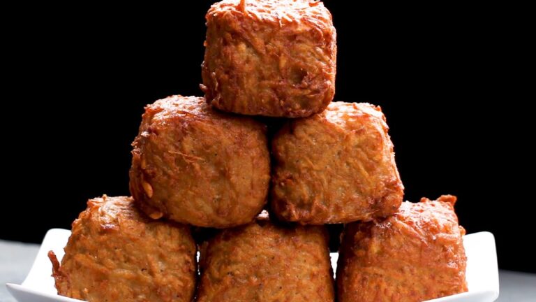 重ねて揚げる！ハムチーズキューブコロッケ