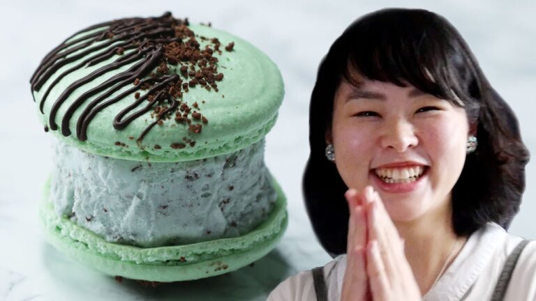 【Behind Tasty】チョコミントアイスマカロン作りに挑戦！