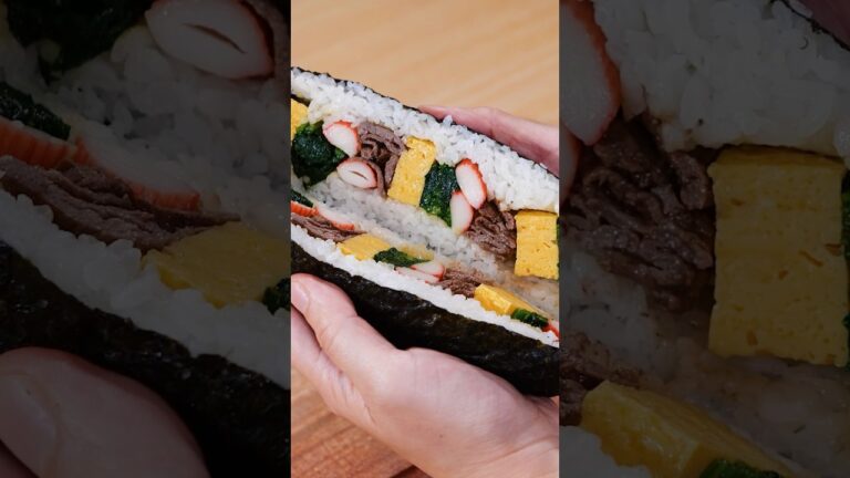 【巻かないキンパ🌀】お手軽ロングキンパ #韓国料理 #ロングキンパ #キンパ